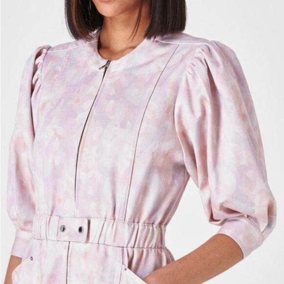 New magalie pascal ceina jumpsuit watercolor pink size Small - Picture 4 of 14